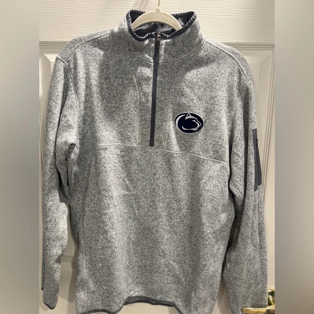 Penn State Nittany Lions League Collegiate Wear Raglan Quarter-Zip Jacket - Picture 3 of 10